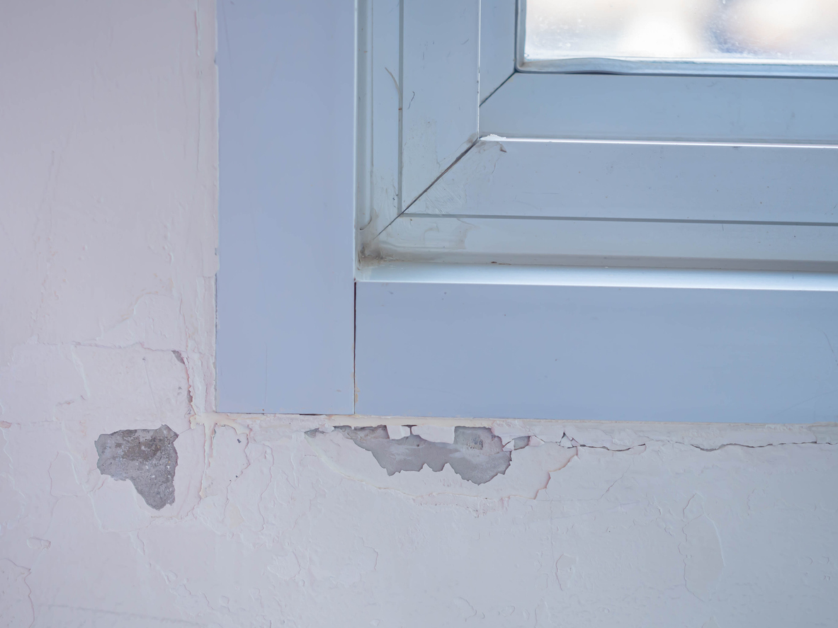 Paint blistering and peeling problems