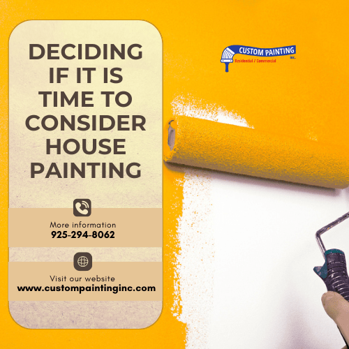 Deciding If It Is Time to Consider House Painting for a Concord, CA home